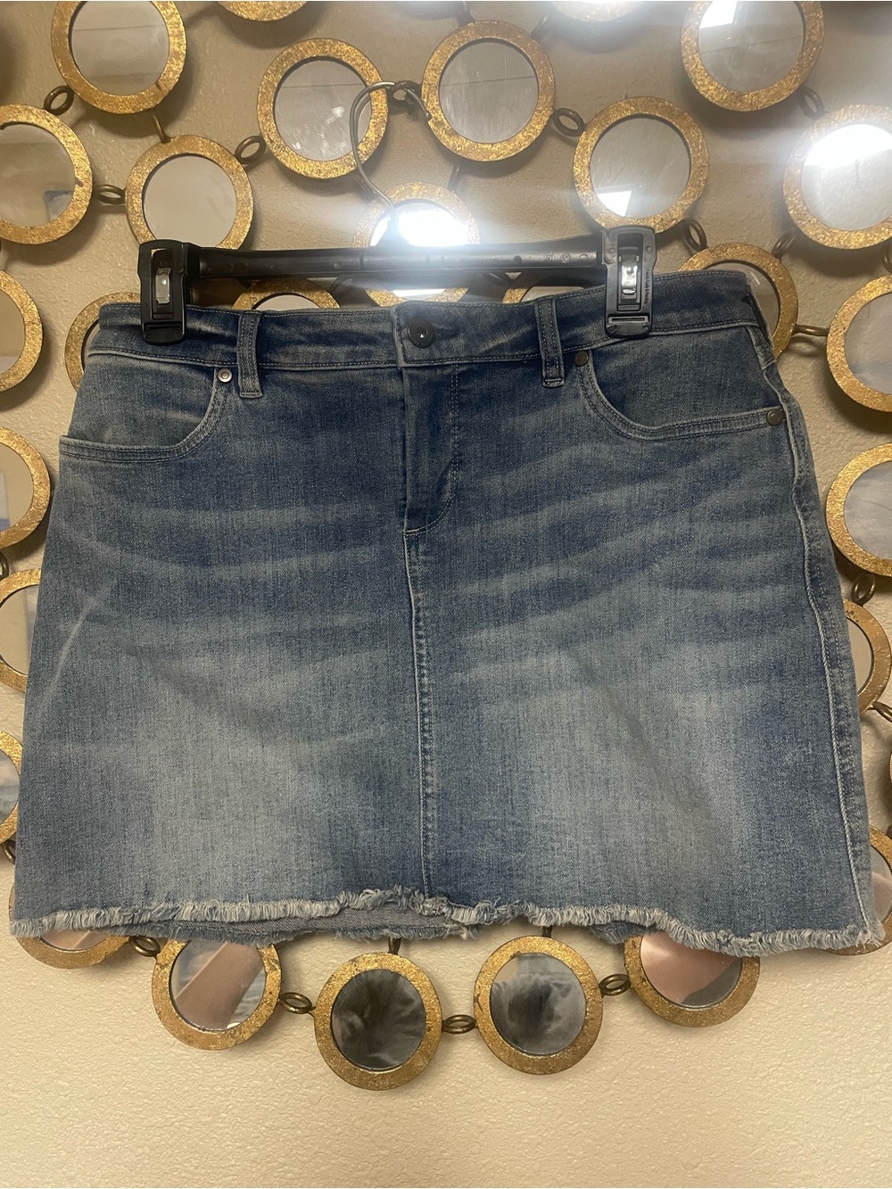 Carve Designs Medium Blue Denim Mini Skirt